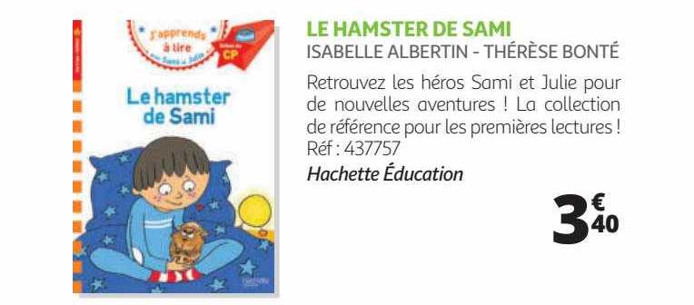 le hamster de sami - isabelle albertin - thérèse bonté