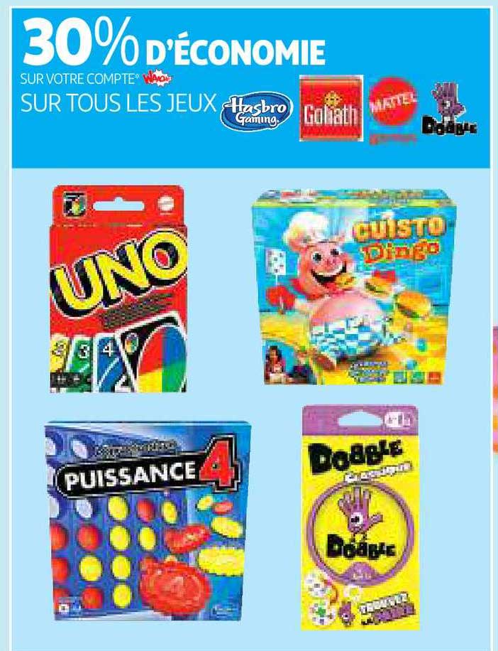 Les Jeux Hasbro Gaming, Goliath, Mattel Dobble