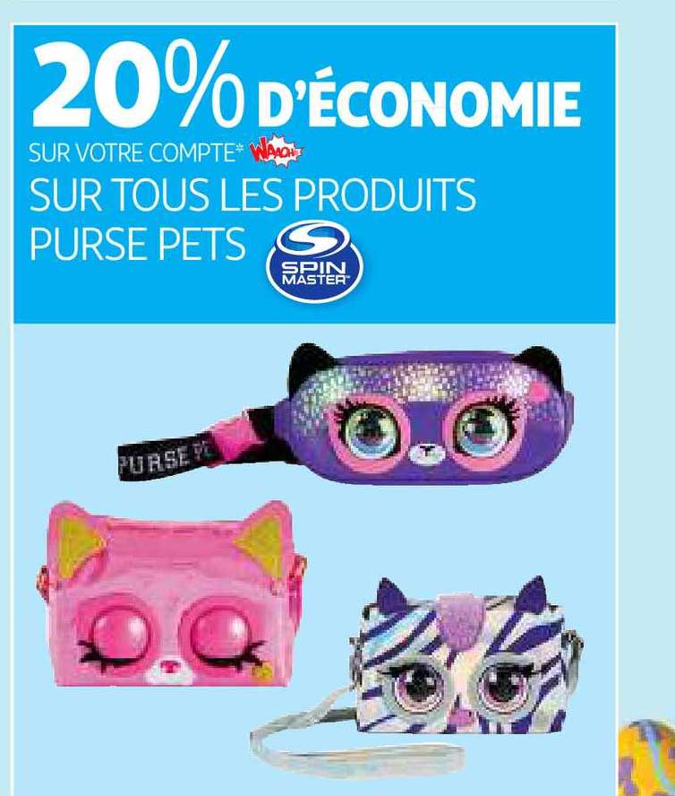 les produits purse pets spin master