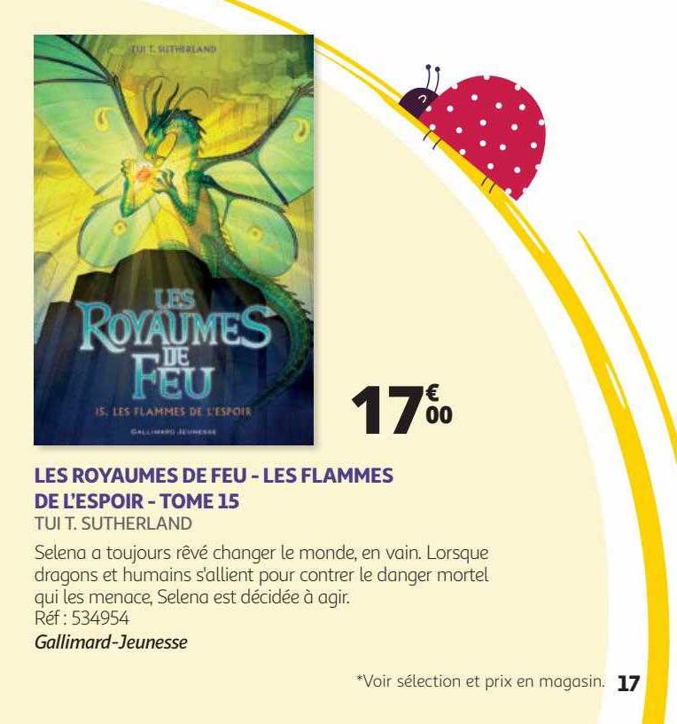 les royaumes de feu - les flammes de l'espoir - tome 15