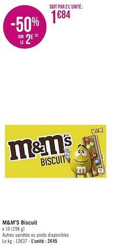 M&m's Biscuit