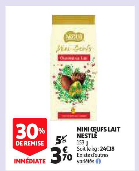 Mini Oeufs Lait Nestlé