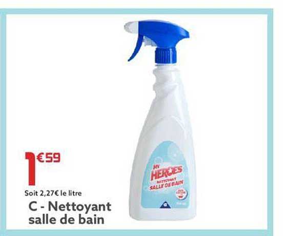 nettoyant salle de bain my heroes