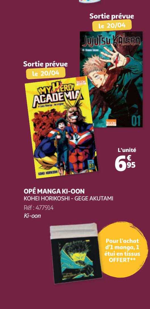 opé manga ki-oon - kohei horikoshi - gege akutami