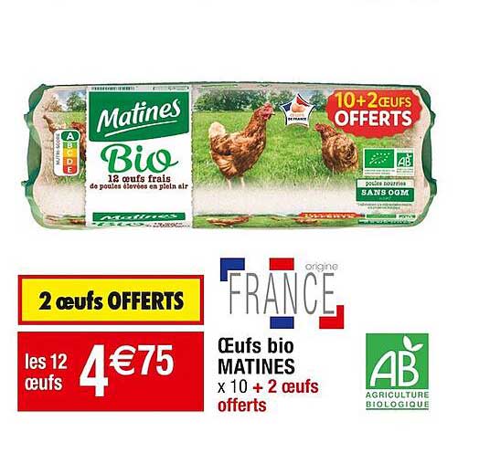œufs Bio Matines