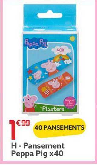 pansement peppa pig x 40