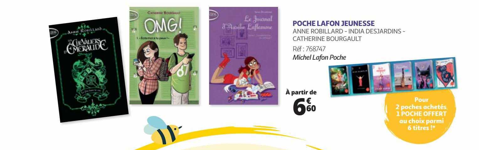 Poche Lafon Jeunesse - Anne Robillard - India Desjardins - Catherine Bourgault