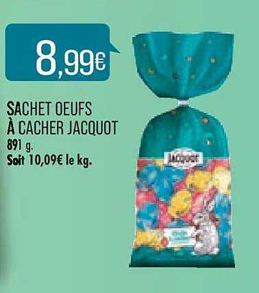 sachet œufs à cacher jacquot
