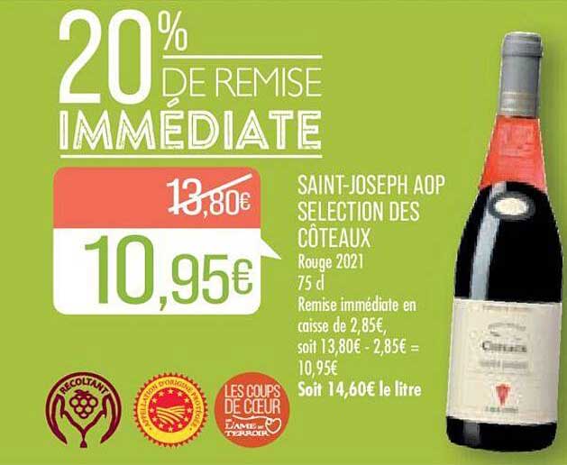saint-joseph aop sélection des côteaux