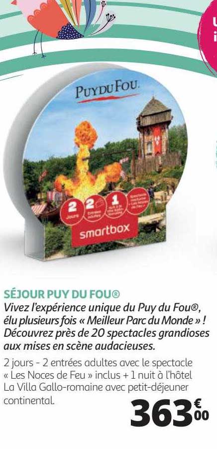 séjour puy du fou