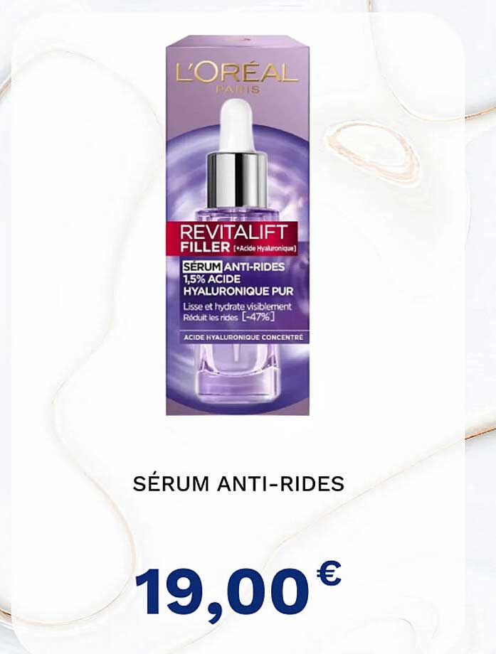 sérum anti-rides l'oréal paris