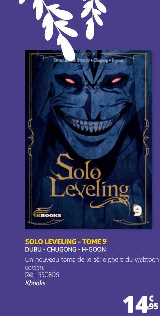 solo leveling - tome 9 - dubu - chugong - h-goon