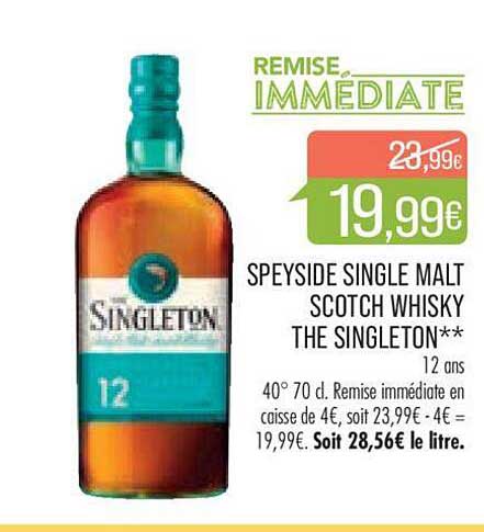 speyside single malt scotch whisky the singleton
