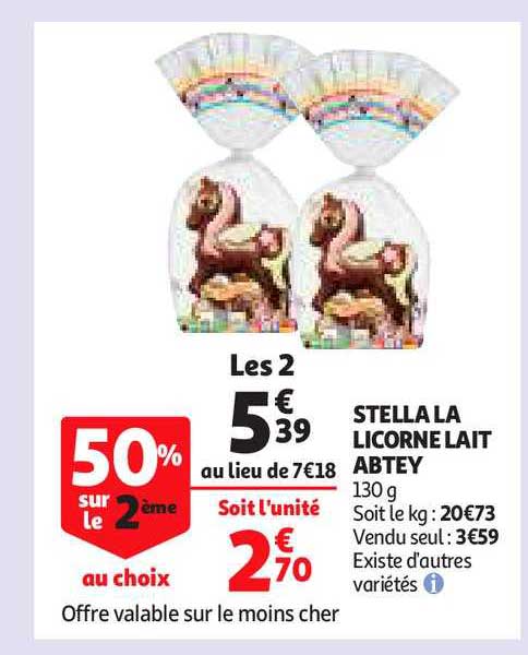stella la licorne lait abtey