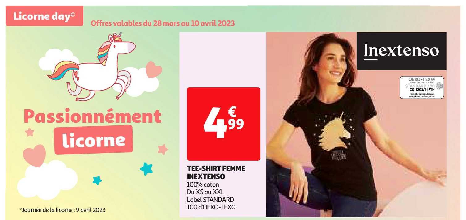tee-shirt femme inextenso