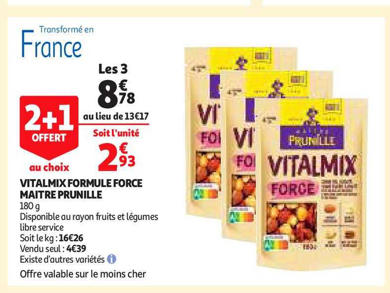 Vitalmix Formule Force Maître Prunille