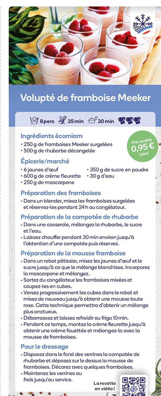 volupté de framboise meeker