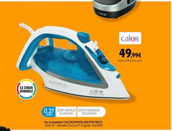 Fer à Repasser Calor Easygliss