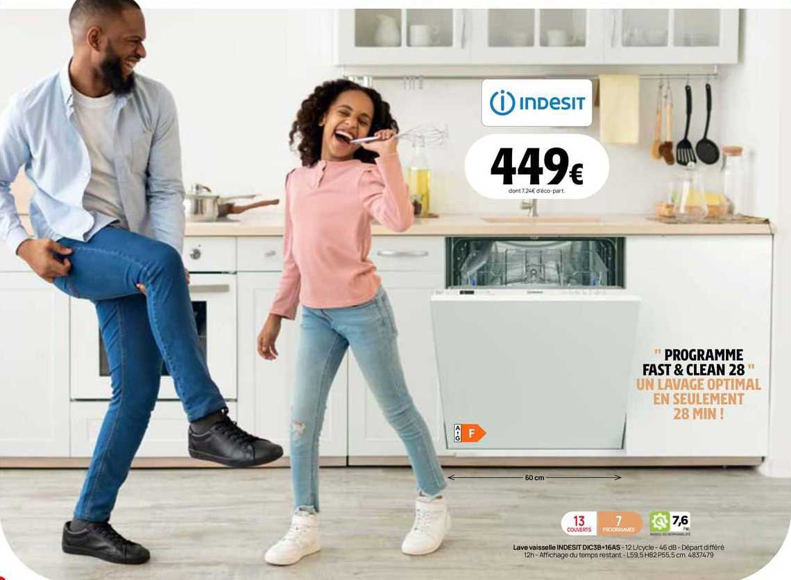 lave-vaisselle indesit
