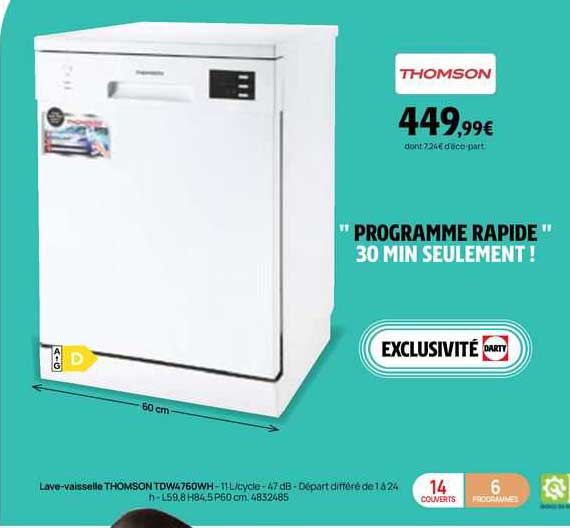 lave-vaisselle thomson