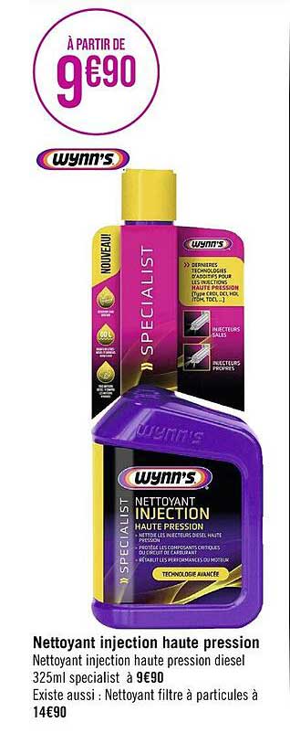 nettoyant injection haute pression wynn's