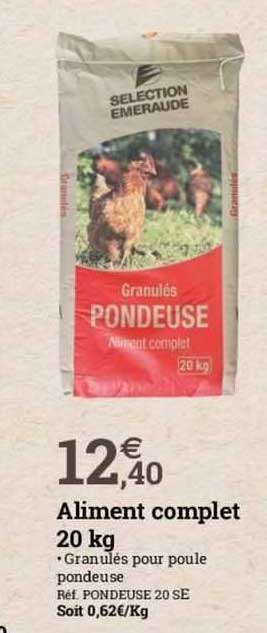 aliment complet 20 kg