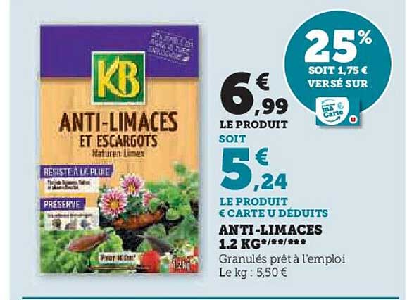 anti-limaces 1.2 kg kb