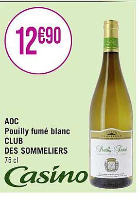 aoc pouilly fumé blanc club des sommeliers