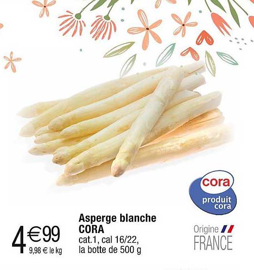 asperge blanche cora