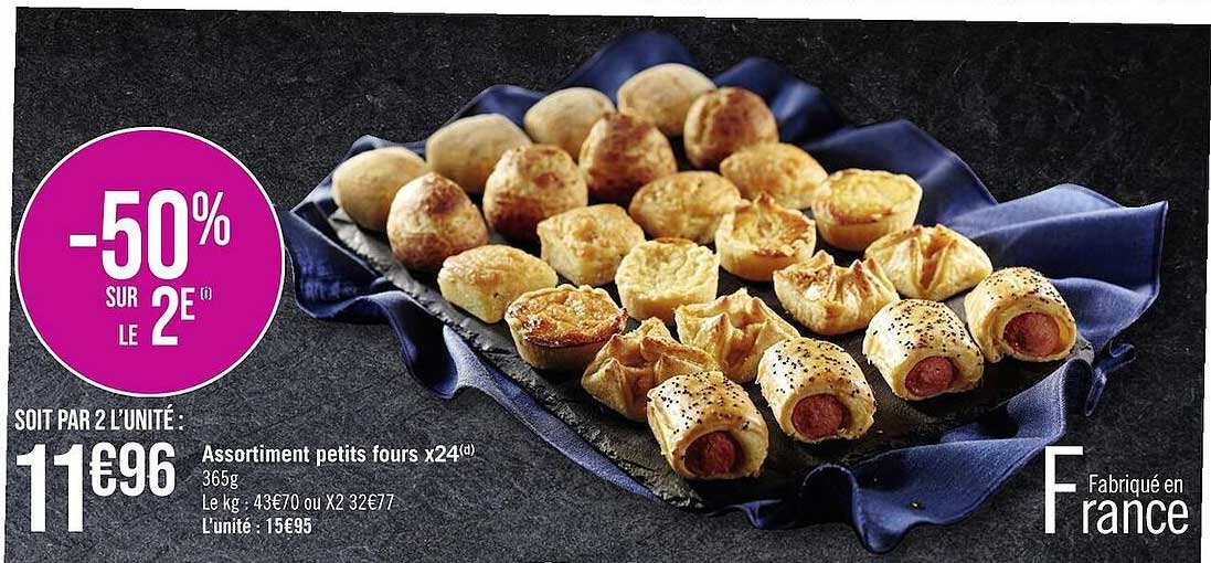 Assortiment Petits Fours X24