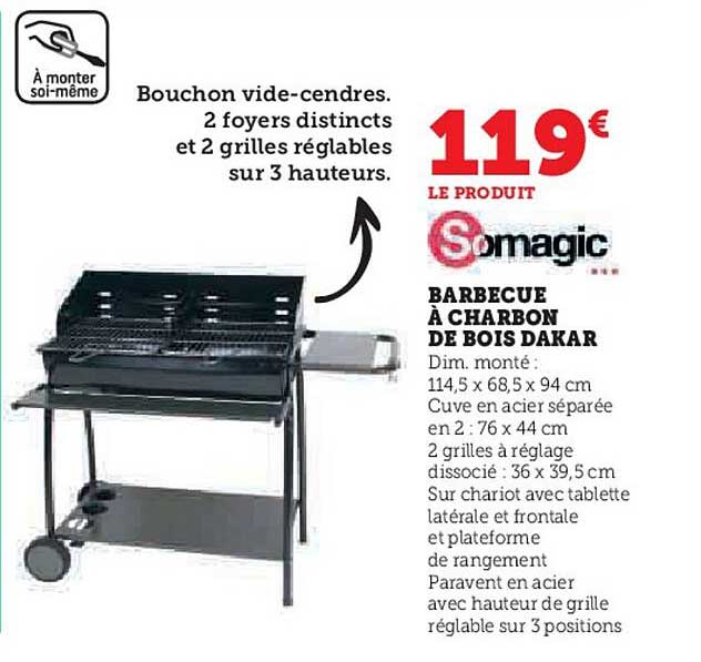 barbecue à charbon de bois dakar