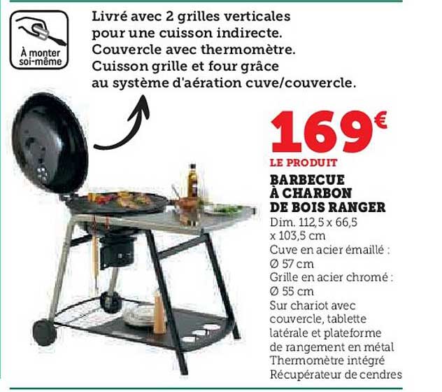 barbecue à charbon de bois ranger