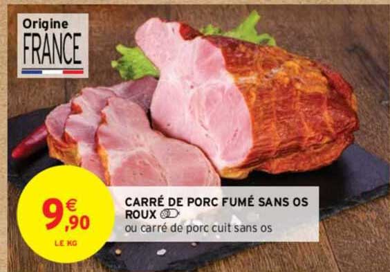 carré de porc fumé sans os roux