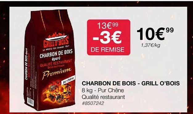 charbon de bois - grill o'bois