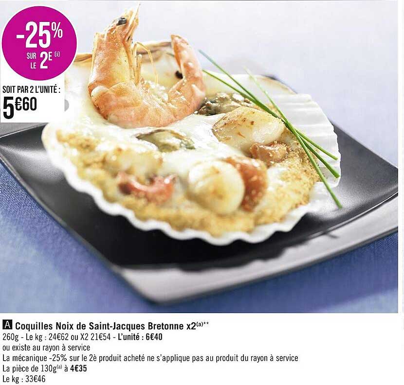 coquilles noix de saint-jacques bretonne