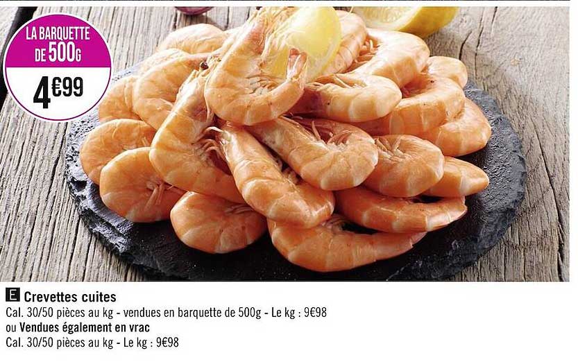 crevettees cuites