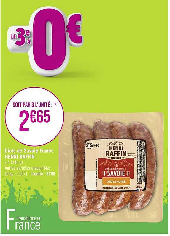 diots de savoie fumés henri raffin
