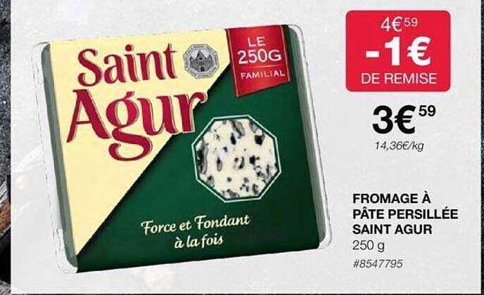 Fromage à Pâte Persillée Saint Agur