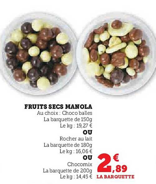 fruits secs manola