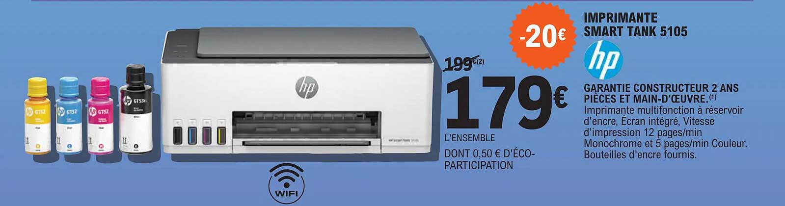 hp imprimante smart tank 5105