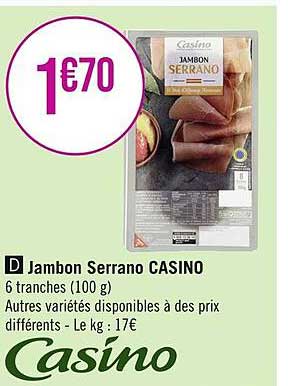 Jambon Serrano Casino