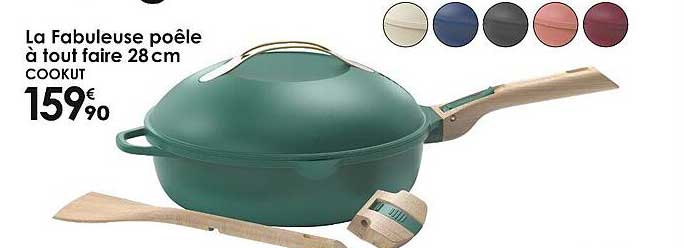 la fabuleuse poêle à tout faire 28 cm cookut