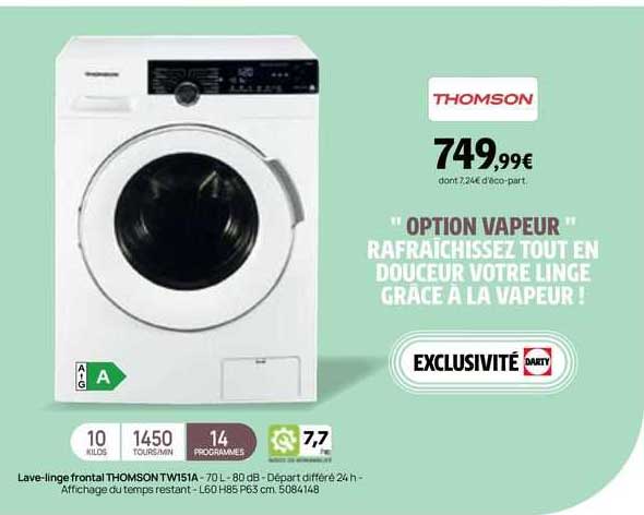 lave-linge frontal thomson tw151a