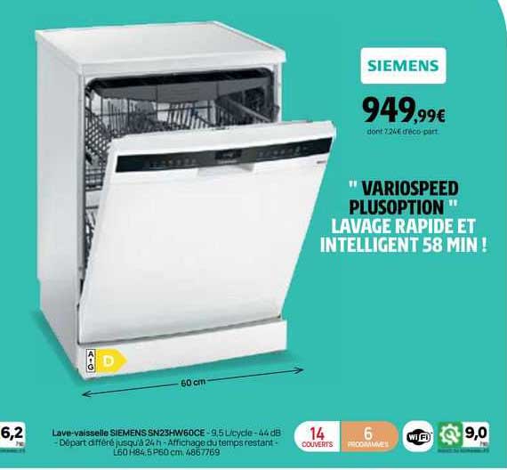 lave-vaisselle siemens
