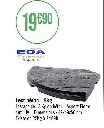 lest béton 18 kg eda