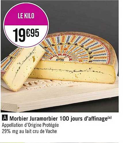 morbier juramorbier 100 jours d'affinage