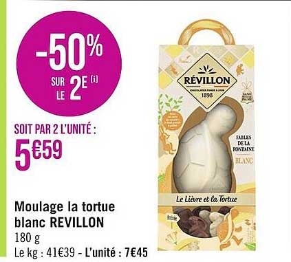 Moulage La Tortue Blanc Révillon