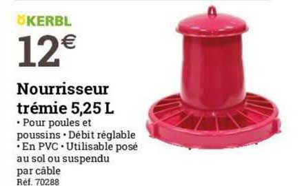 nourrisseur trémie 5.25 l