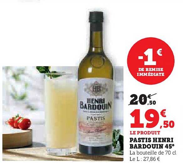 pastis henri bardouin 45°