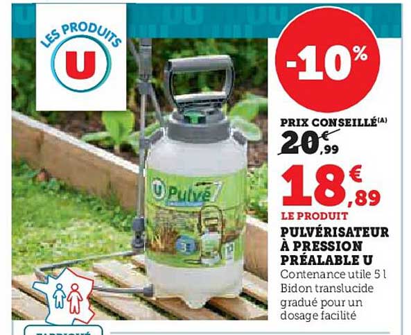 Pulvérisateur à Pression Préalable U